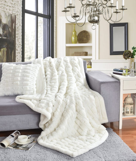 Liolios Home Boggi Sofa 130x180cm White Liolios Home Boggi Sofa 130x180cm White