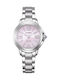 Citizen Eco-drive Γυναικείο Ρολόι 30mm Μπαταρίας με Ασημί Μεταλλικό Μπρασελέ