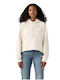 Graphic Women's Sweatshirt Hooded White