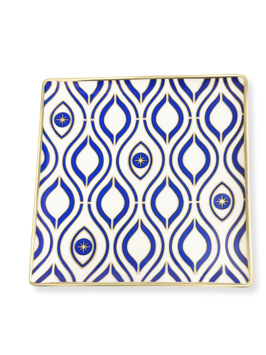Chrilia Porcelain Decorative Platter Blue