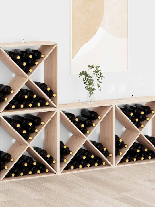 vidaXL Επιδαπέδια Κάβα Ποτών Μπεζ 62x25x62εκ.