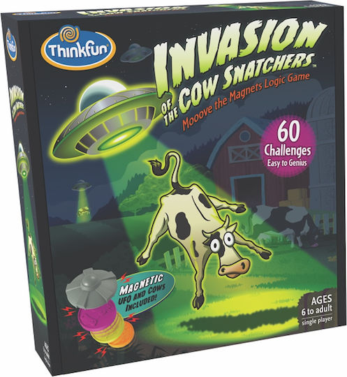 Joc de Societate Invasion of the Cow Snatchers pentru 1 Jucător 6+ Ani (EN) Think Fun