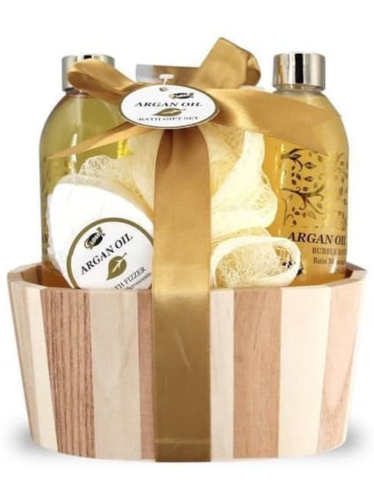 Gloss! Argan Oil Bath Σετ Περιποίησης για Καθαρισμό Σώματος 4τμχ