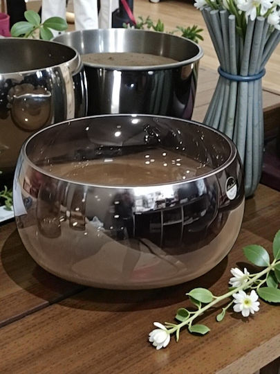 Karvounis Decorative Bowl Silver 21.5x21.5cm