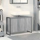 vidaXL Waschtisch ohne Waschbecken L90xB30xH60cm Sonoma
