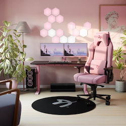 Gaming Office Arena Wooden Medium Pink 140x75.5x71cm