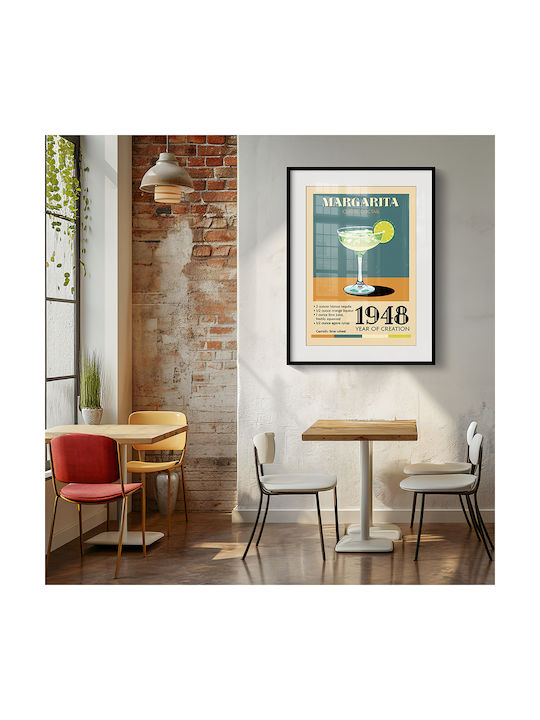 Poster Vintage Margarita Classic Cocktail Pst25...