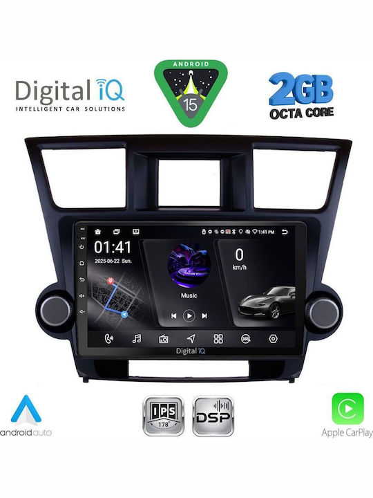 Digital IQ Автомобилна Аудио Система (Блутут/USB/WiFi/GPS/Apple-Carplay/Android-Auto) с Тъчскрийн 10"