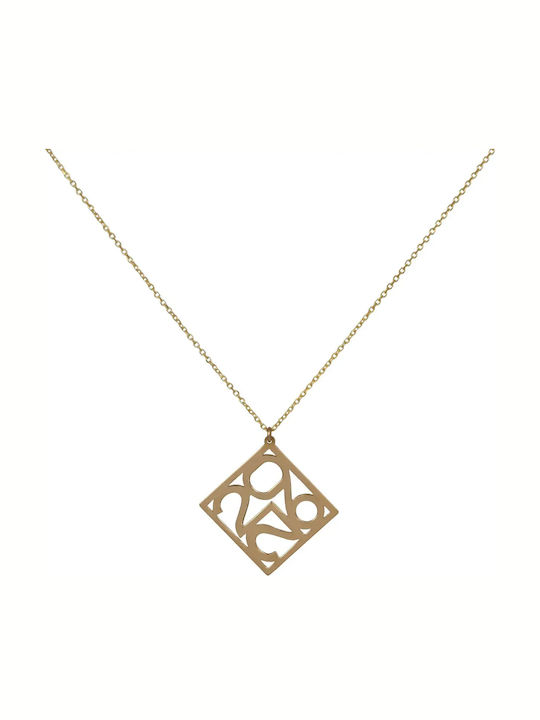Necklace Talisman from Gold 9 K
