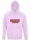 Kinder-Sweatshirt mit Kapuze Creamy Pink Stranger Things Season 5, 80's Style