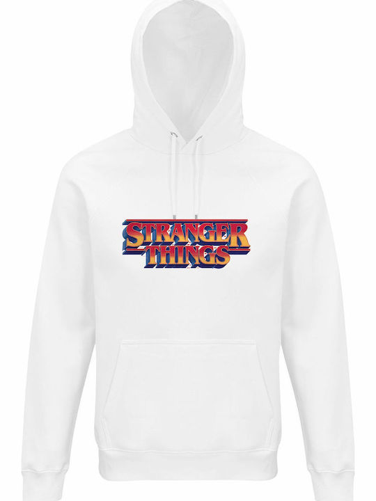 kirikoko Kinder-Sweatshirt mit Kapuze White Str...