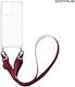 Silicone Case Strap Sonique Armor Clear Motorol...
