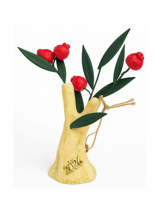 La Belle Maison Handgefertigter Tisch Glücksbringer Bäumchen Grün aus Holz 2026 8x12cm D1926