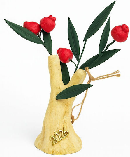 La Belle Maison Handmade Tabletop Lucky Charm Little Tree Green Made of Wood 2026 8x12cm D1926