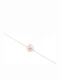 Ios Women's Bracelet Rosette made of Silver Gold Plated with Zircon