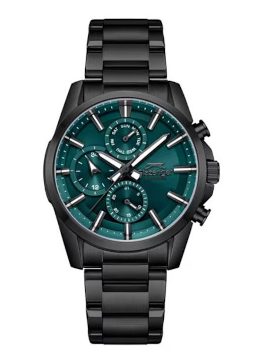 Slazenger Multifunction Ρολόι Μπαταρίας με Μεταλλικό Μπρασελέ Slazenger Multifunction Ρολόι Μπαταρίας με Μεταλλικό Μπρασελέ