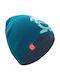 Kids Beanie Knitted Blue