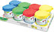Painting Cup Double Lid Protection 8 Pcs Display
