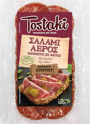Tostaki Air-Dried Smoked Salami Slices 100g