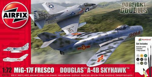 Airfix Mig 17f Fresco Douglas A-4b Skyhawk Dogfight Double In 1:72