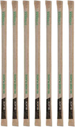 Jumbo Paper Straws for Granita – Black Covered Straight 74012 500 Pieces Jumbo Paper Straws for Granita – Black Covered Straight 74012 500 Pieces