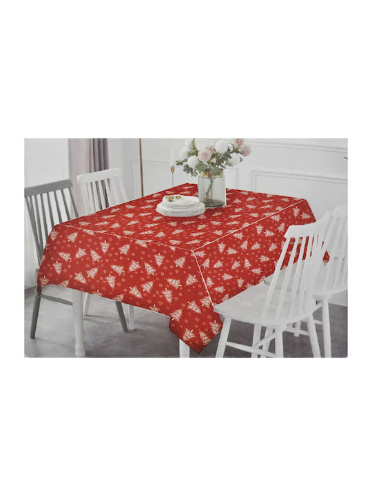 Sidirela Tree Christmas Stain-resistant Tablecl...