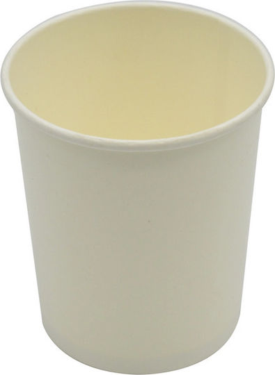 Set 100 Boluri Hârtie cu Capacitate 946ml Albe