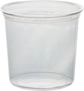 Set 50 Cu Capacitate 473ml Boluri Unica Folosință Transparente