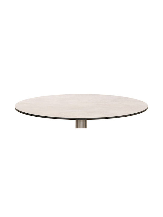 Lianos Runde Tischoberfläche HPL Beige 90x90cm 251473