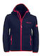 Kinder Freizeitjacke mit Kapuze Navy Blue