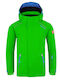 Wasserdicht Kinder Freizeitjacke mit Futter Winter Green