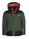 Wasserdicht Kinder Freizeitjacke Winddicht mit Kapuze Green