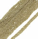 Strick-Schnürsenkel Sock 5mm 227100840 Gold 1 Meter