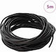 Vidaxl Dark Brown Leather Cord Ø3 mm X 5 m Leather