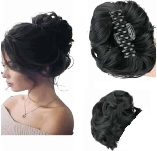 Postis Bun Synthetic Hair High Quality Clamper Attachment Black