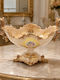 Keskor Regal Διακοσμητικό Μπωλ Πολυρητίνης Καφέ 40x18x24cm