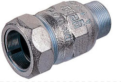 Galvanized Mechanical Compression Fitting Iron Pipe 1/2 Male Gebo