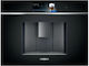 Siemens Iq700 Automatic Built-in Espresso Coffee Machine 1500W with Grinding Burrs Black CT718L1B0