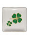 Porcelain Decorative Platter Small Square Tray White 12x12cm
