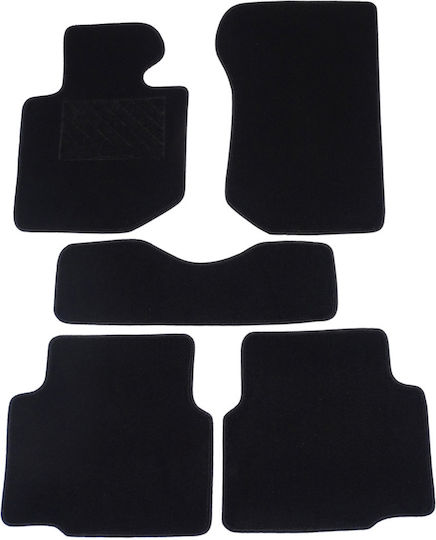 Auto Fußmatten Teppichboden Wirtschaftliche Qualität Schwarz BMW Serie 3 E36 Modell 1990-2000 5 Stück