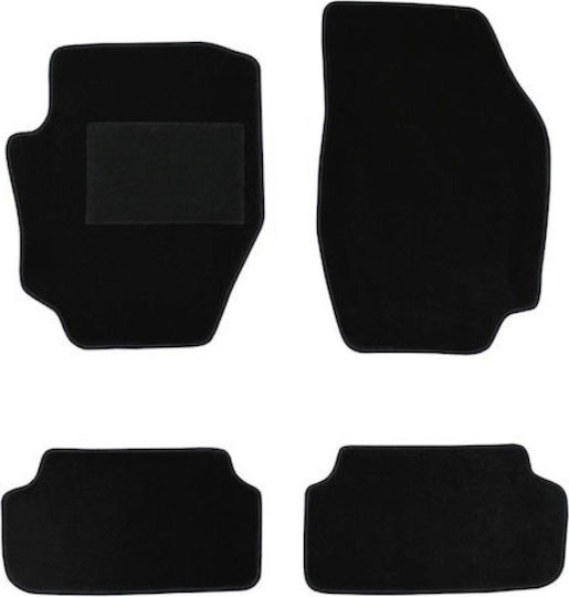 Car Carpet Mats Medium Quality Black Peugeot 307 Cabrio Model 2003-2008 4 Pieces