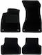 Car Carpet Mats Economical Quality Black Compatible Audi A4 B9 Model 2016-2025 4 Pieces