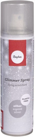 Rayher Spray Farbe mit Metallisch Effekt Silver Silber Glanz 150ml