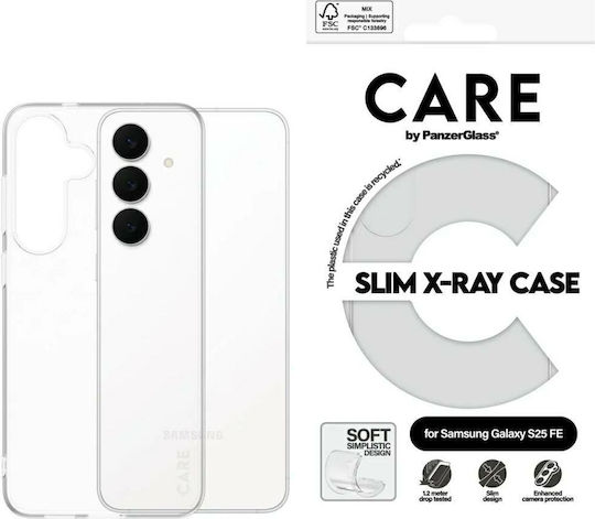 CARE by PanzerGlass Care Задна корица Пластмаса / Силикон Прозрачен (Galaxy S25 FE)