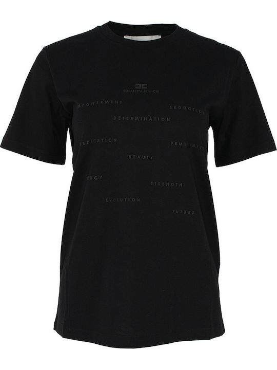 Damen T-Shirt Black