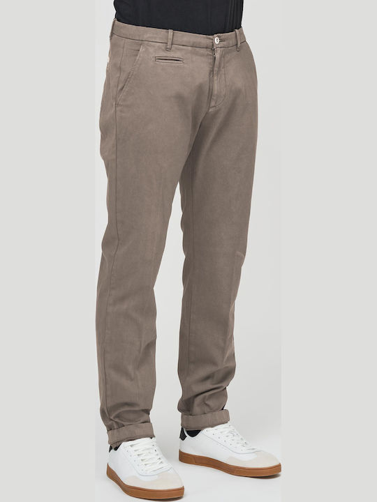 Uniform Hose in Schlanker Passform Grey Brown