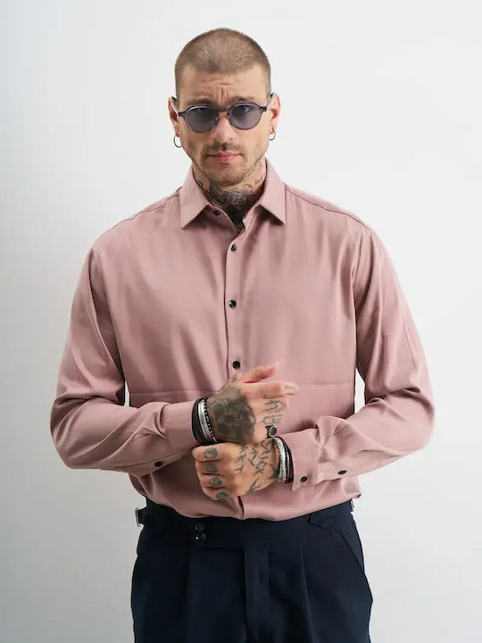 Stefan Fashion Μακρυμάνικo Πουκάμισο σε Κανονικ...