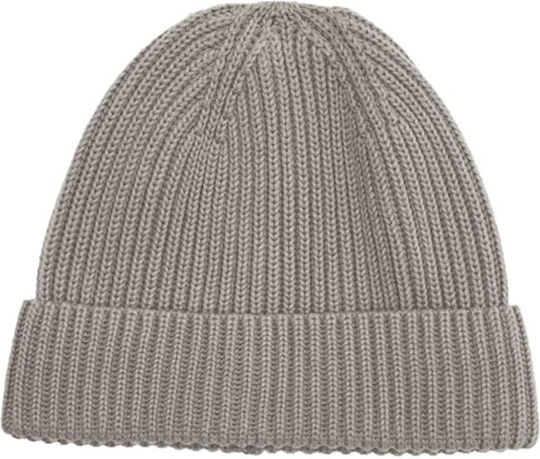 Beanie Ανδρικός Σκούφος Πλεκτός σε Γκρι χρώμα