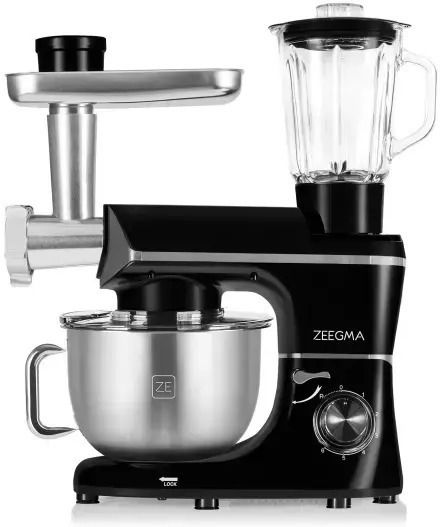 Zeegma Stand Mixer 1900W with Stainless Mixing Bowl 6.2lt