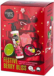 Organic Shop Festive Berry Bliss Σετ Περιποίησης για Καθαρισμό Σώματος
